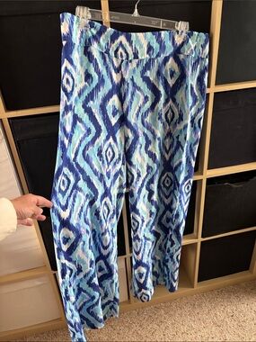 Lilly Pulitzer 100% Silk Palazzo wide leg pants -  Lolani